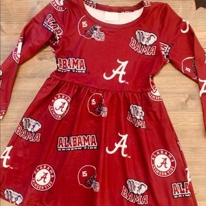 Alabama roll tide football dress size 2, 3, 4 &5